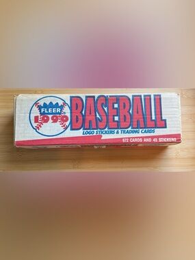 Fleer MLB Baseball 1990 Box Complete Set 672 Trading Cards & 45 Stickers Sealed
